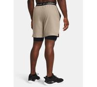 Under Armour Vanish Woven 2-in-1 Shorts Beige M Homme