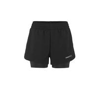 Craft Sportswear Shorts Adv Essence 2-in-1 Noir Femme Taille M