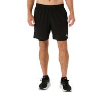 ASICS Short de running Core 2-en-1 7in Homme Noir Taille L