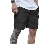 Short 3/4 Homme Leger Été Randonnée Marque Pantacourt Cargo Ete avec Poche Pas Cher Tactique Bernuda Homme Sport Militaire Cargo Chantier XL