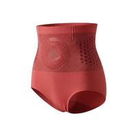 Short 4 en 1 Sculptant des Microparticules Et Brûlant Les Graisses, Adoptant Une Conception De Zonage De Compression Ciblée for Un Usage Quotidien, des Occasions Sportives(Red,XL)