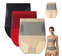 Short 4 En 1 Sculptant Des Microparticules Pour Brûler Les Graisses, Taille Haute, Sans Couture, Femme, Contrôle Du Ventre, Vêtements De Forme, Entraînement, Yoga, Gym, Course à Pied(3*mix,Large)