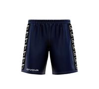 Givova Short enfant à bande Poly Bleu XS