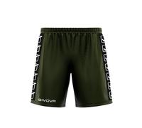 Short Ã bande enfant Givova Poly Vert XS