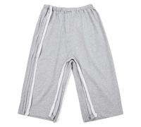 Short À Fermeture Éclair Latérale, Confortable, Respirant Et Lavable Adapté Aux Patients Blessés Et Malades(XL)