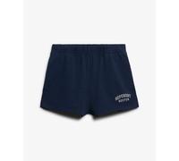 Superdry Athletic Ess Graphic Shorts Bleu L Femme