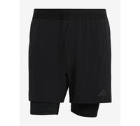 Short adidas 2 en 1 D4T noir - L