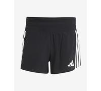 Short adidas Adizero Running Gel Pocket noir blanc - XS