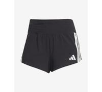 Short adidas Adizero Running Gel Pocket noir pur blanc femme - L