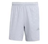 adidas Herren Workout Essentials BRANDLOVE Woven Short, Halo Silver, S 7 inch