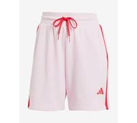 Short adidas Essentials Color Pop French Terry rose rouge femme - S