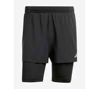 Short adidas HEAT.RDY Two-in-One HIIT noir pur - XXL