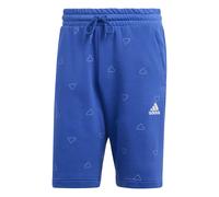 Short adidas Seasonal Essentials Monogram Graphic Bleu L Male