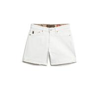 Short ajourÃ© Ã taille mi-haute femme Superdry Blanc 24