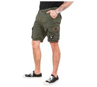 ALPHA INDUSTRIES Pantalon cargo bleu foncé / jaune / kaki, Taille 31