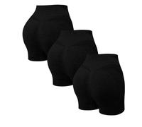 Short Anti Frottement Cuisse Femme Panty Cycliste sous Jupe Respirant Leggings Sport Taille Haute sans Couture pour Femmes Boxer sous Robe De Sécurité sous-Vêtements Culottes Caleçon Lot de 3