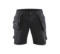 Short artisan stretch 4D Blåkläder 1520 Noir/Gris foncé Blaklader - 152016459998C 52