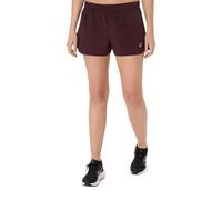 Short Asics Core Split Bordeaux Rouge Femme, Taille M