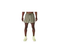 ASICS Fujitrail AOP 5in Short De Running Hommes - Vert, Taille S