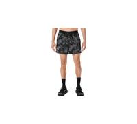 ASICS Fujitrail AOP 5in Short de running Hommes - noir, gris, Taille XL