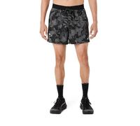 ASICS Fujitrail AOP 5in Short de running Hommes - noir, gris, Taille XL