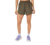 Short Asics Nagino Run 4IN Vert Femme, Taille XS