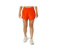 Short Asics Road 3.5In Orange pour Femme, Taille L