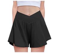 Short athlétique 2 en 1, Doublure, Poches, Jupe-Short Tennis, pour Fille#Z