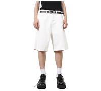 Short baggy en jean vintage Hip Hop - Pantalon d'été hip hop patineur - Short en denim - Bermuda - Short d'été large - Pour les vacances, la plage, le quotidien, S