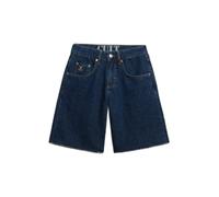 Short baggy femme Superdry Rise Mid Bleu 28