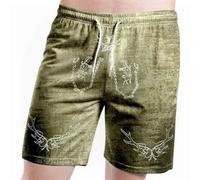 Short Baggy Homme,Short décontracté pour Homme pour l'été, Parfait pour Un Usage Quotidien et la détente, avec Un Motif imprimé Lettre, idéal pour Les Festivals et Les Sorties