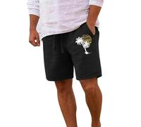 Short Bain Homme Grande Taille Shorts Cycliste Cuissard Militaire Décontracté Déchiré Treillis Mode Technique Casual Hawaïen Style des Moutarde 66 Tortue Bretelles Project