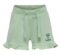 Short bébé fille Hummel Talya Ruffle Vert 2/4 mois