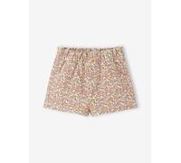 VERTBAUDET Short Bébé Imprimé Fleuri Twill écru 12M(74CM)