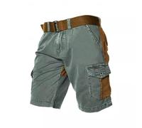 Short Bermudas Homme Cargo, Shorts De Course À Pied Homme Shorts Extensible Pantalon Court Tactique Mode Short Sudation Grande Taille Short Cargo Montagne avec Poches Short De Basket Funky