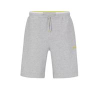 SHORT BOSS HEADLO 1 GRIS CHINÉ COTON MÉLANGÉ S