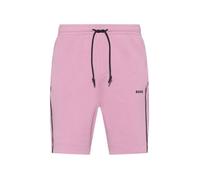 SHORT BOSS HEADLO 1 VIOLET EN COTON STRETCH AVEC MOTIF ARTISTIQUE EMBOSSÉ L