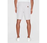Short brodÃ© KnowledgeCotton Apparel Fig Blanc 2XL