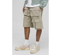 Short cargo à poches multiples homme - pierre - XS, pierre