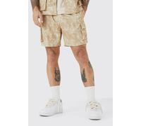 Short cargo à taille élastique homme - pierre - L, pierre