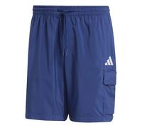 Adidas - Short cargo Essentials Small Logo Chelsea - Bleu foncé/Blanc - Homme Taille S