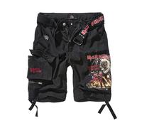 Brandit Iron Maiden Savage Number Of The Beast Shorts Noir S Homme