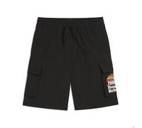 Puma Mid 90s Chino Cargo Shorts Noir 13-14 Years Enfants