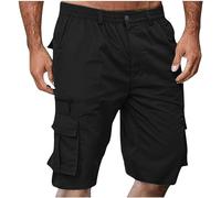 Short cargo décontracté pour homme d'été, pantalon court de travail confortable, short de sport avec poches mode bermuda léger, short sportif doux, vêtement de sport respirant pour courir à la plage