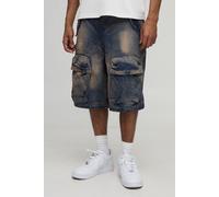 Short cargo en jean délavé homme - essence - 30, essence