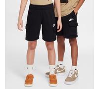 Short cargo en molleton Nike Sportswear Club pour ado Noir/Noir/Blanc XS