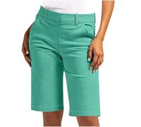 Short Cargo Femme Shorts Bermuda Été élastique Taille Léger Short de Randonnée Sport Jogging Décontracté Extérieur avec Poches Pantalon D'été Mode Shorts à Taille Haute et à Jambes Larges