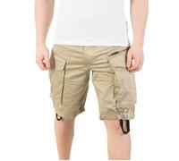 Short cargo G-Star Homme Rovic Loose, Beige - Poches zippées et boutonnées - Coupe ample 38