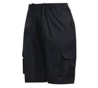 Short Cargo Homme Droit, Short Sport Homme Taille Elastique D'été Fin à Poches Multiples Loisirs en Plein Air Bermudas Grande Taille Travail Léger Randonnée Pantacourt Comfortable Décontracté