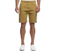 Indicode Hommes Kinnaird Chino Shorts | Pantalon Court Cargo Chino Amber L